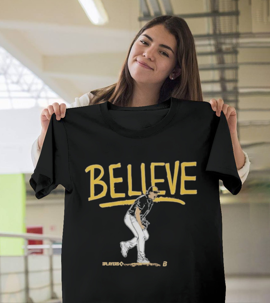 Garrett Mitchell Milwaukee Brewers Believe Runner T-Shirt
