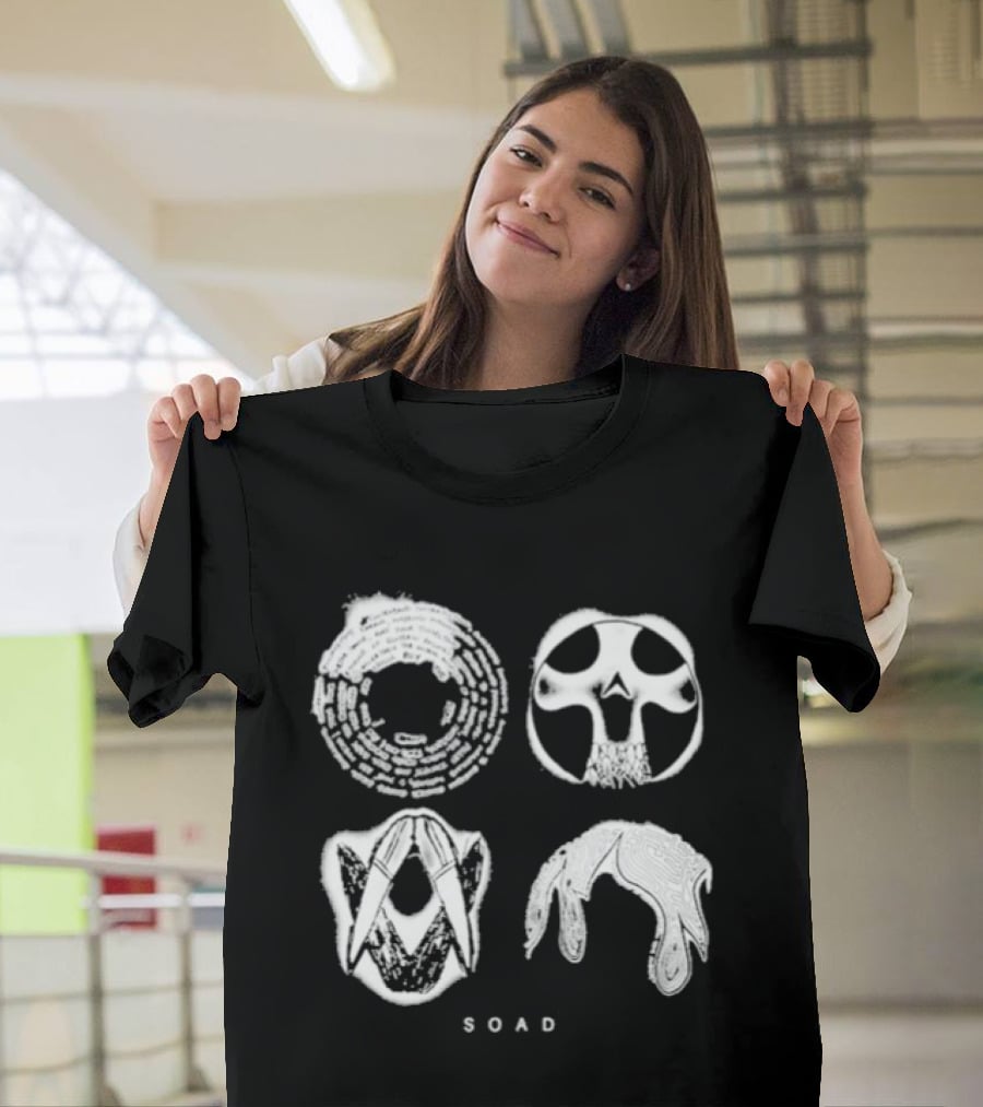 System Of A Down SOAD All For One Skulls T-Shirt