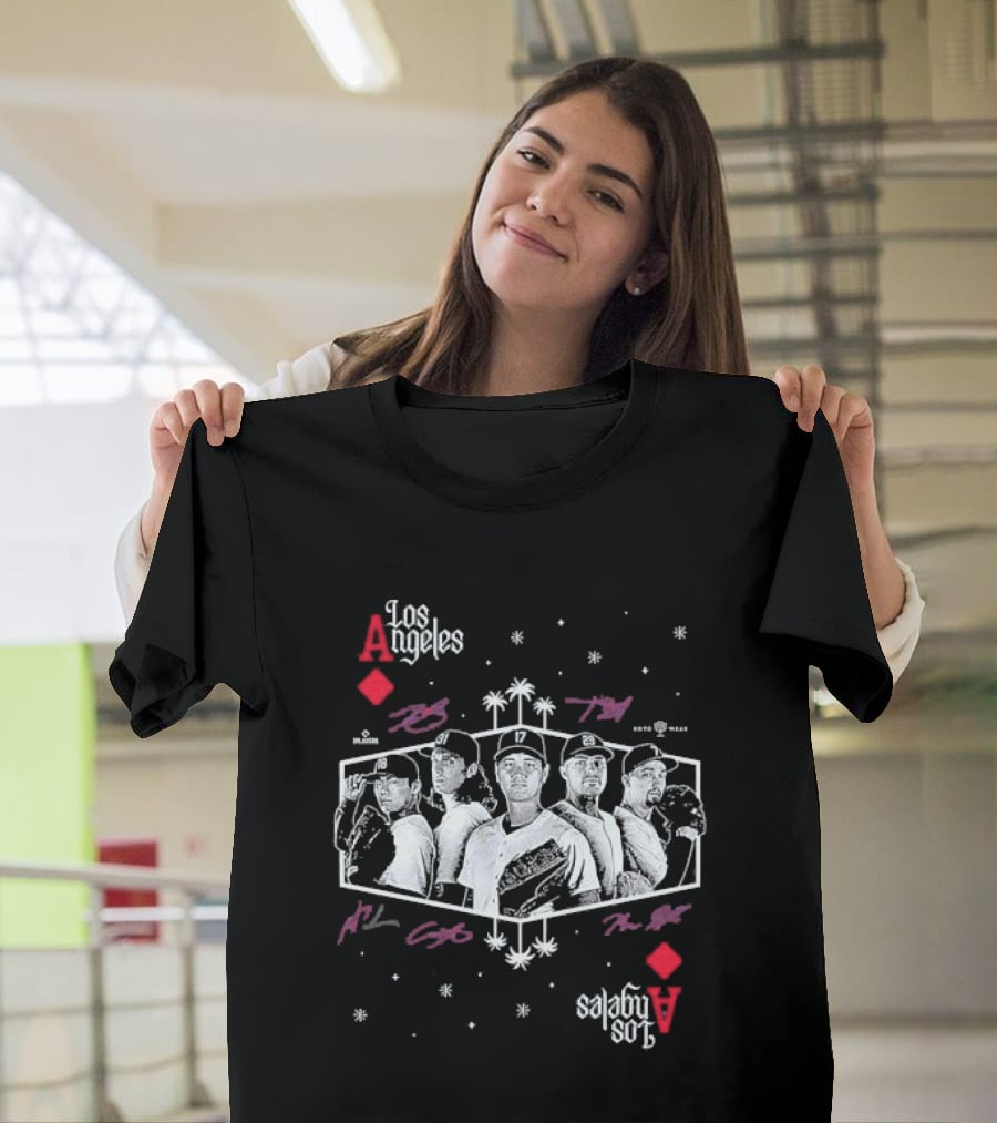 Shohei Ohtani Tarik Skubal Yoshinobu Yamamoto Tyler Glasnow Blake Snell Los Angeles Dodgers Aces T-Shirt