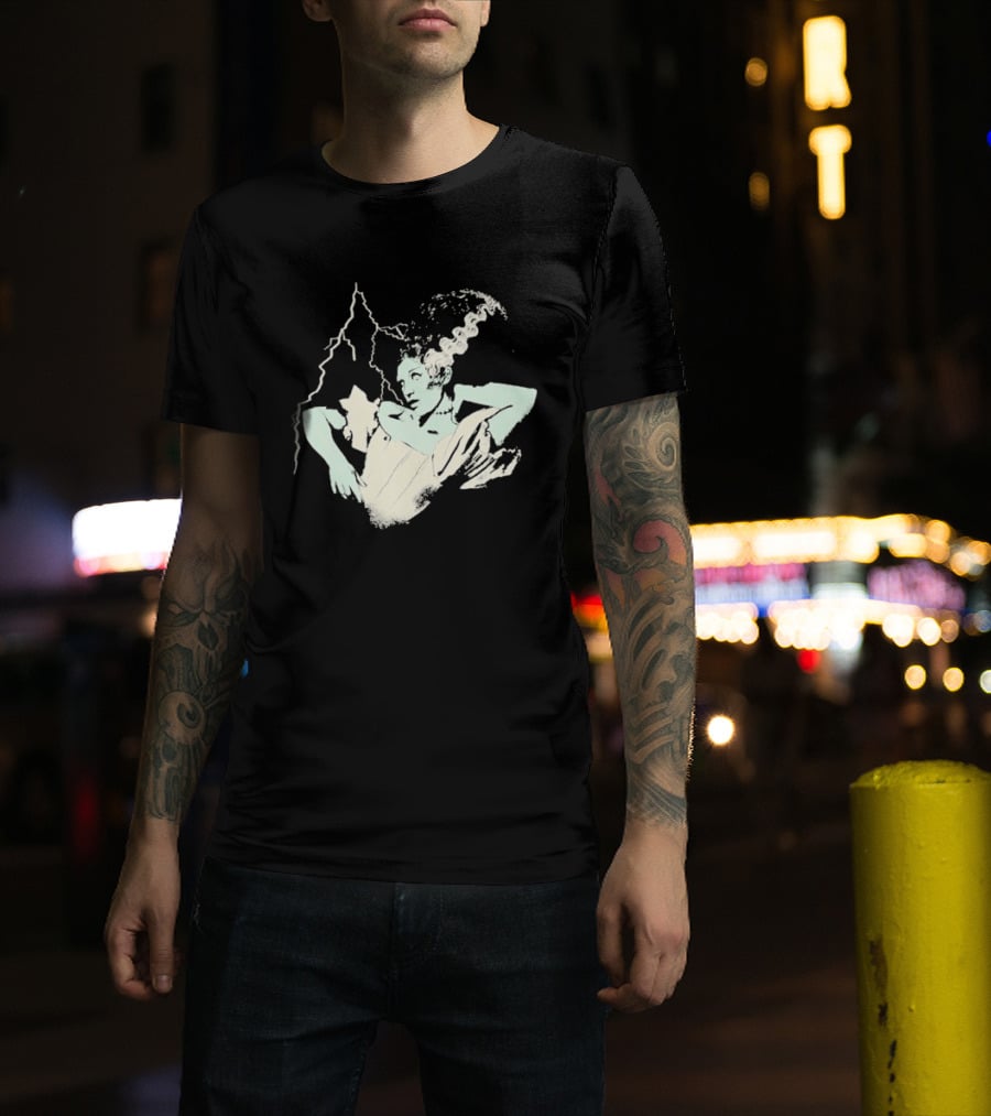 Sierra Ferrell The Bride Frankenstein Monster Lightning T-Shirt