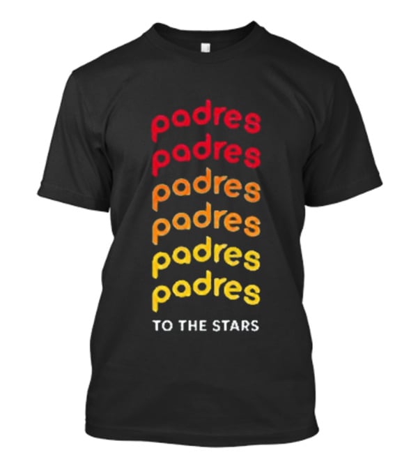 Padres Gradient Spectrum To The Stars Tom Delonge T-Shirt