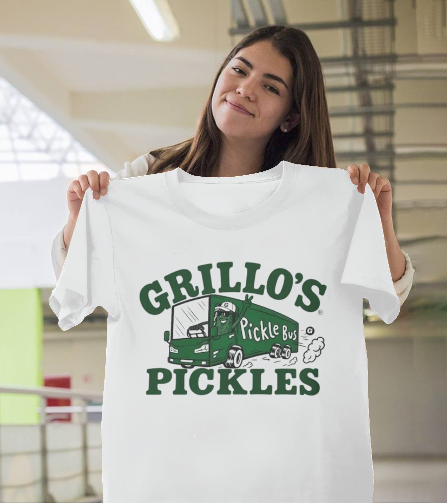 Basement Grillo's Pickles Pickle Bus T-Shirt