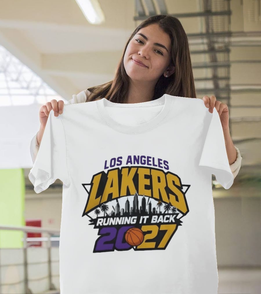 Los Angeles Lakers Running It Back Skyline NBA 2027 T-Shirt