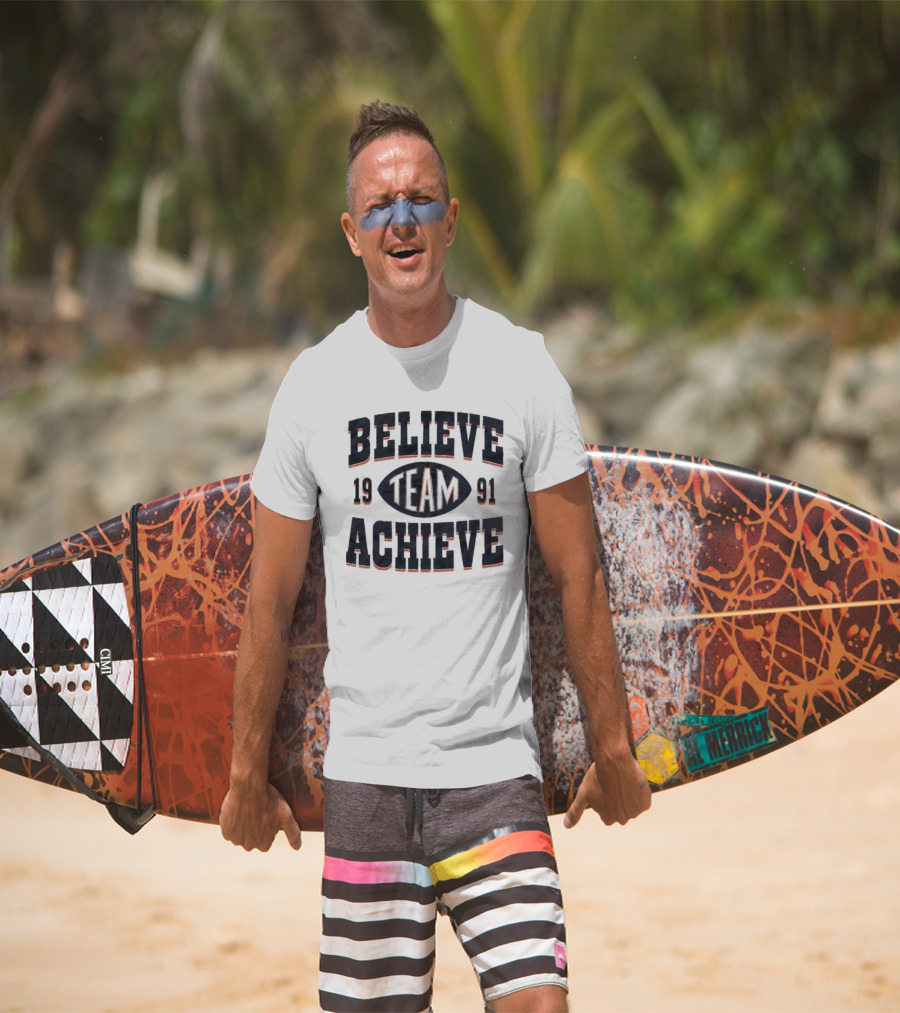 Believe Team Achieve 1991 T-Shirt