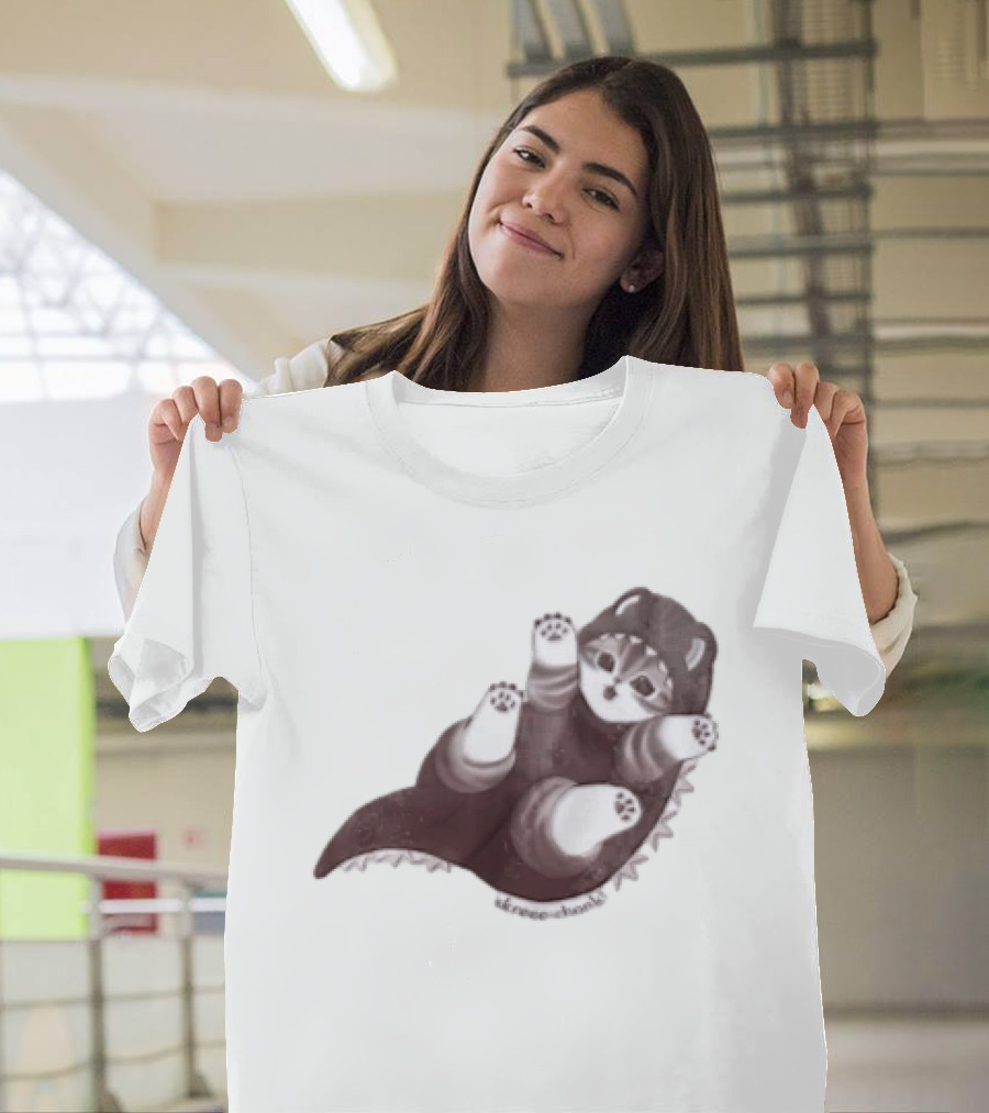 Mofusand Skreeonk Kaiju Cat Paws Playful T-Shirt