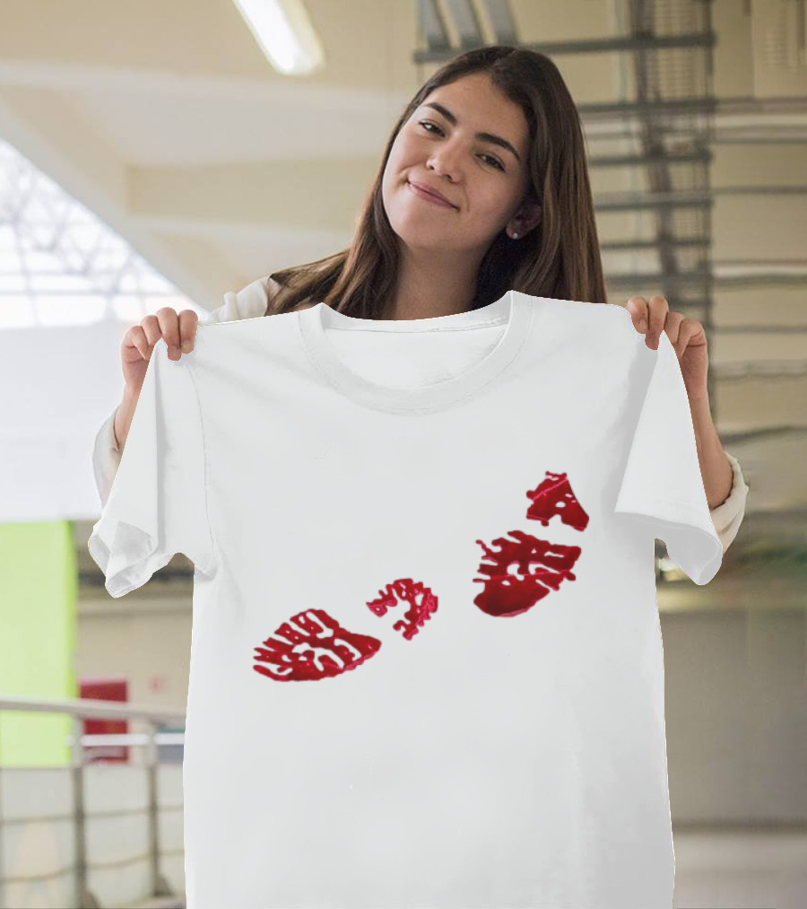 Night Lovell Bloodprints Dark Aesthetic T-Shirt