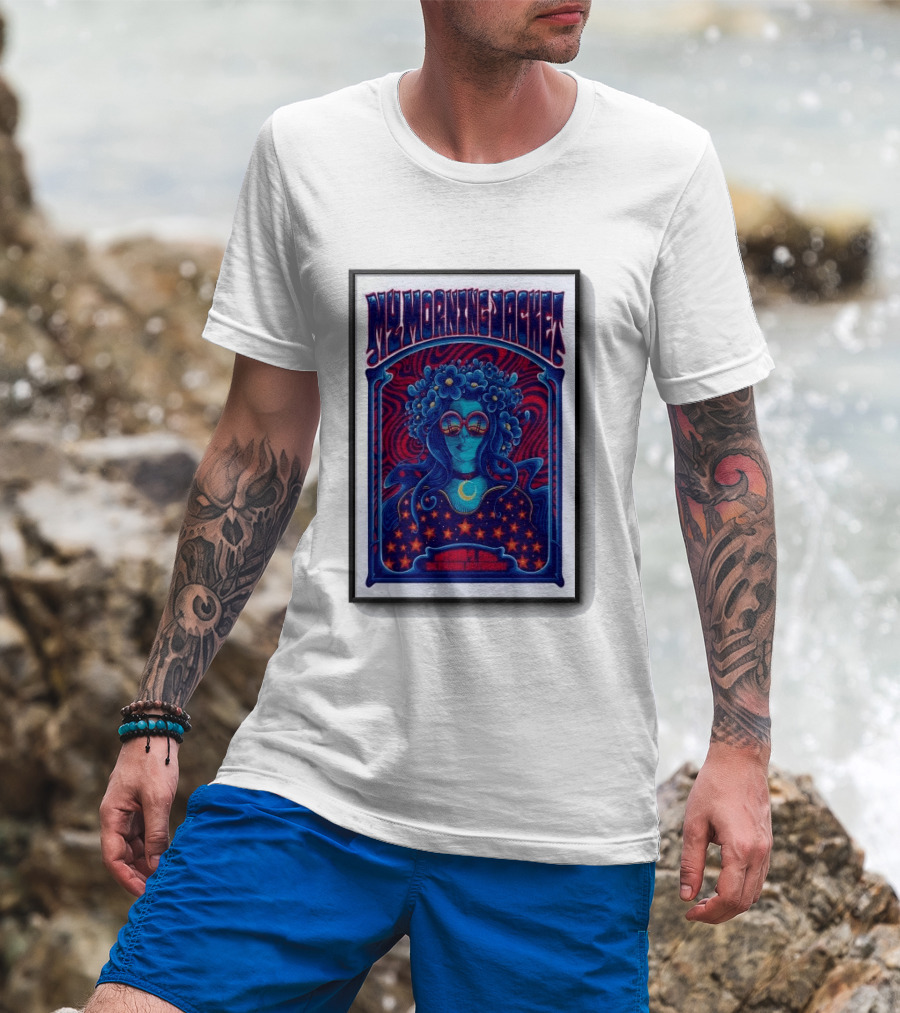 My Morning Jacket San Francisco October 9 2026 Psychedelic Floral Woman T-Shirt