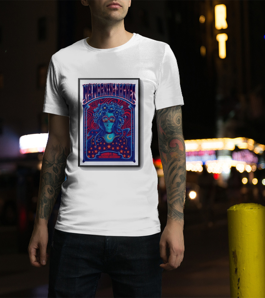 My Morning Jacket San Francisco October 9 2026 Psychedelic Floral Woman T-Shirt