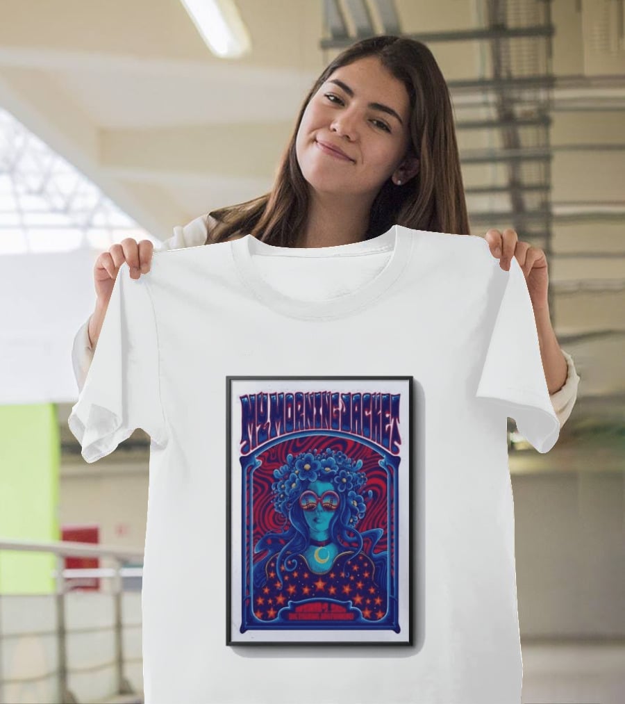 My Morning Jacket San Francisco October 9 2026 Psychedelic Floral Woman T-Shirt