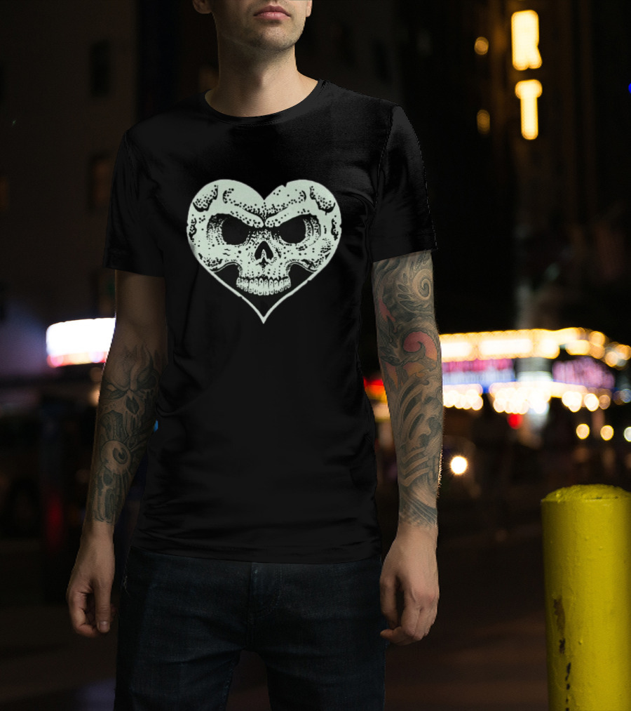 Alexisonfire Heartskull Longsleeve Skulls Emo Band Merch T-Shirt