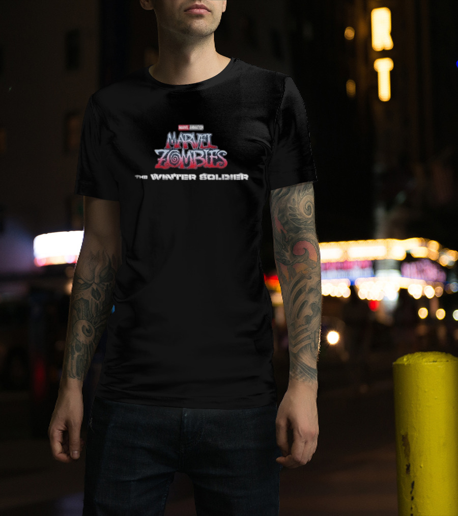 Marvel Animation Zombies The Winter Soldier 2027 Halloween T-Shirt