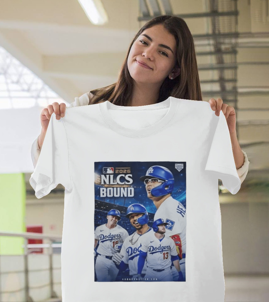 MLB 2026 NLCS Bound Los Angeles Dodgers Baseball Players T-Shirt