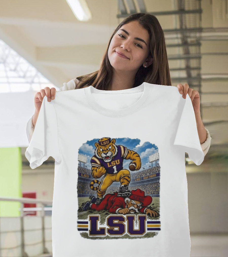 LSU Tigers Victory Over Ole Miss Rebels 2026 Football Rivalry T-Shirt
