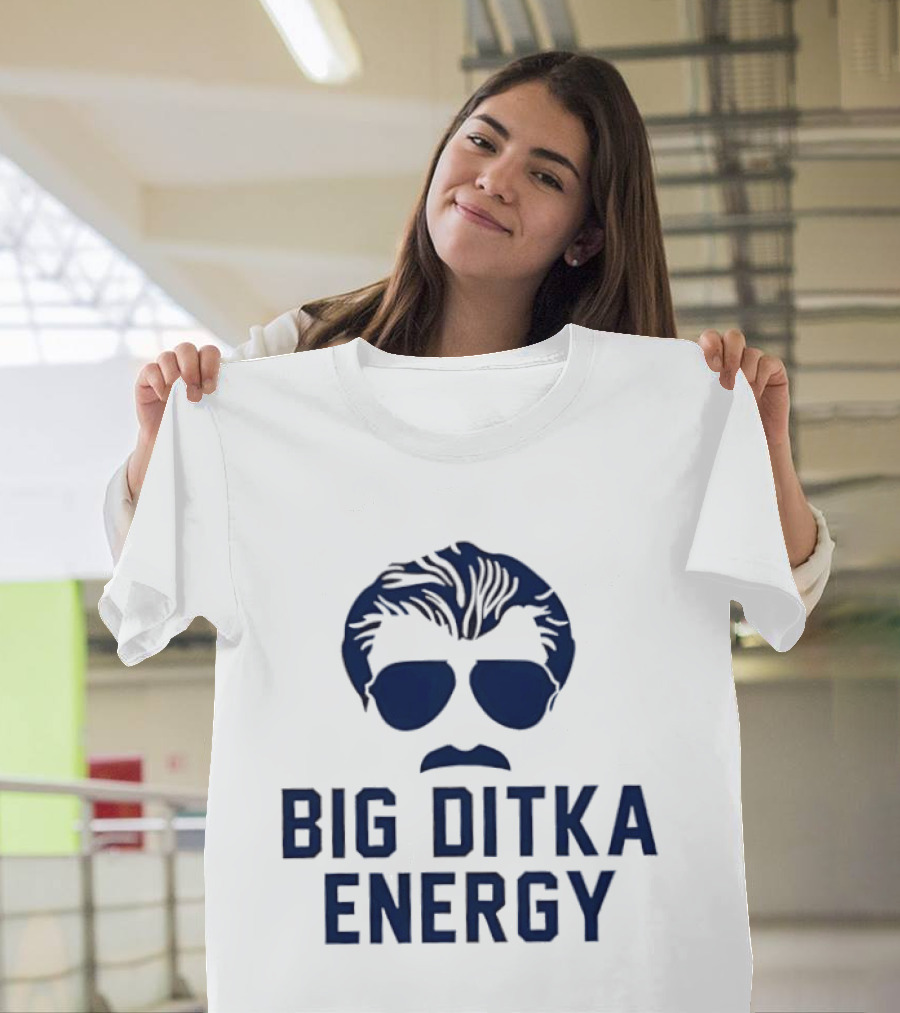 Big Ditka Energy Mike Ditka Da Coach Chicago Bears Memorial T-Shirt