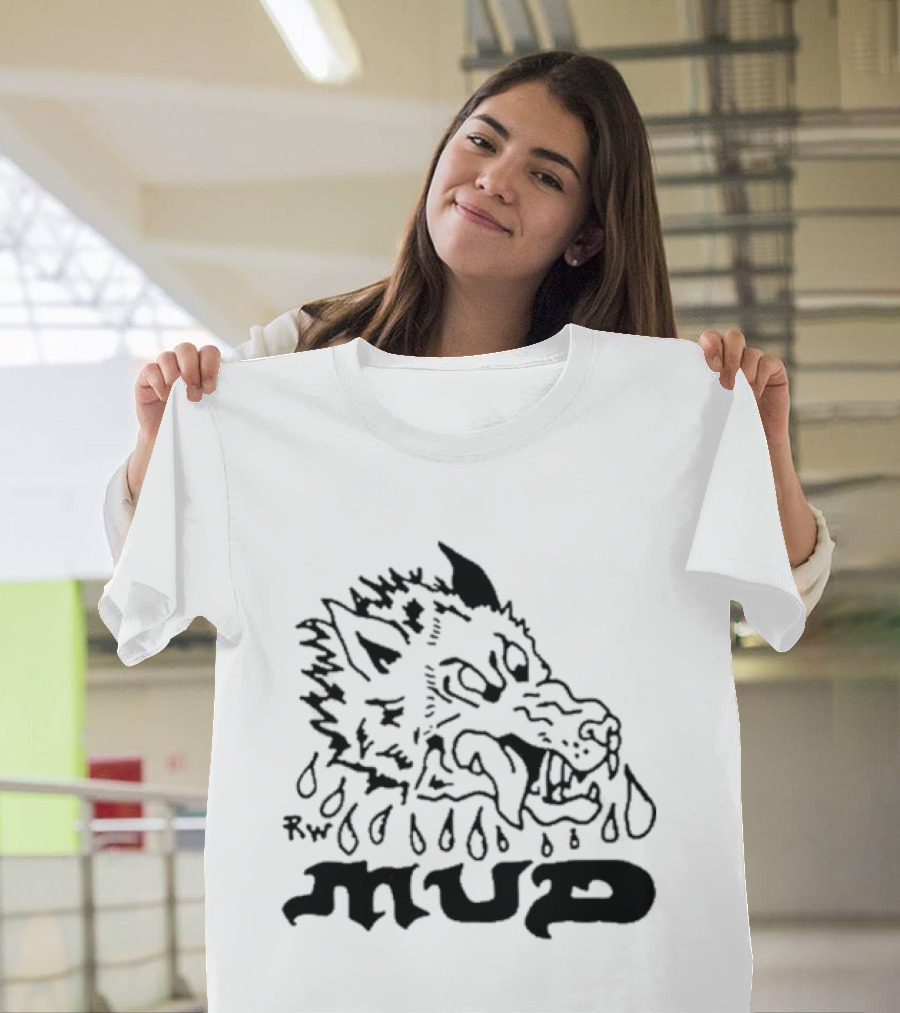 Remi Wolf Mud Rw Wolf Head Liquid Drips T-Shirt