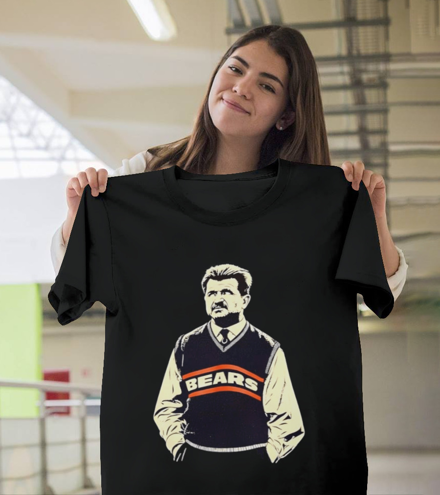 Legends DA Coach Chicago Bears Mike Ditka Bears Vest T-Shirt