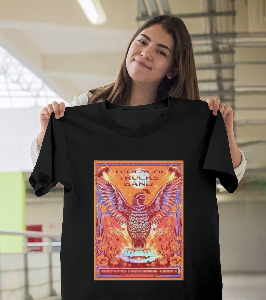 Tedeschi Trucks Band St Augustine October 9 10 2026 Amphitheatre Future Soul Tour T-Shirt
