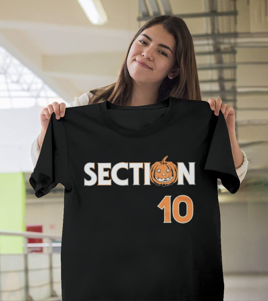 Section 10 Pumpkin Halloween Jack O' Lantern T-Shirt