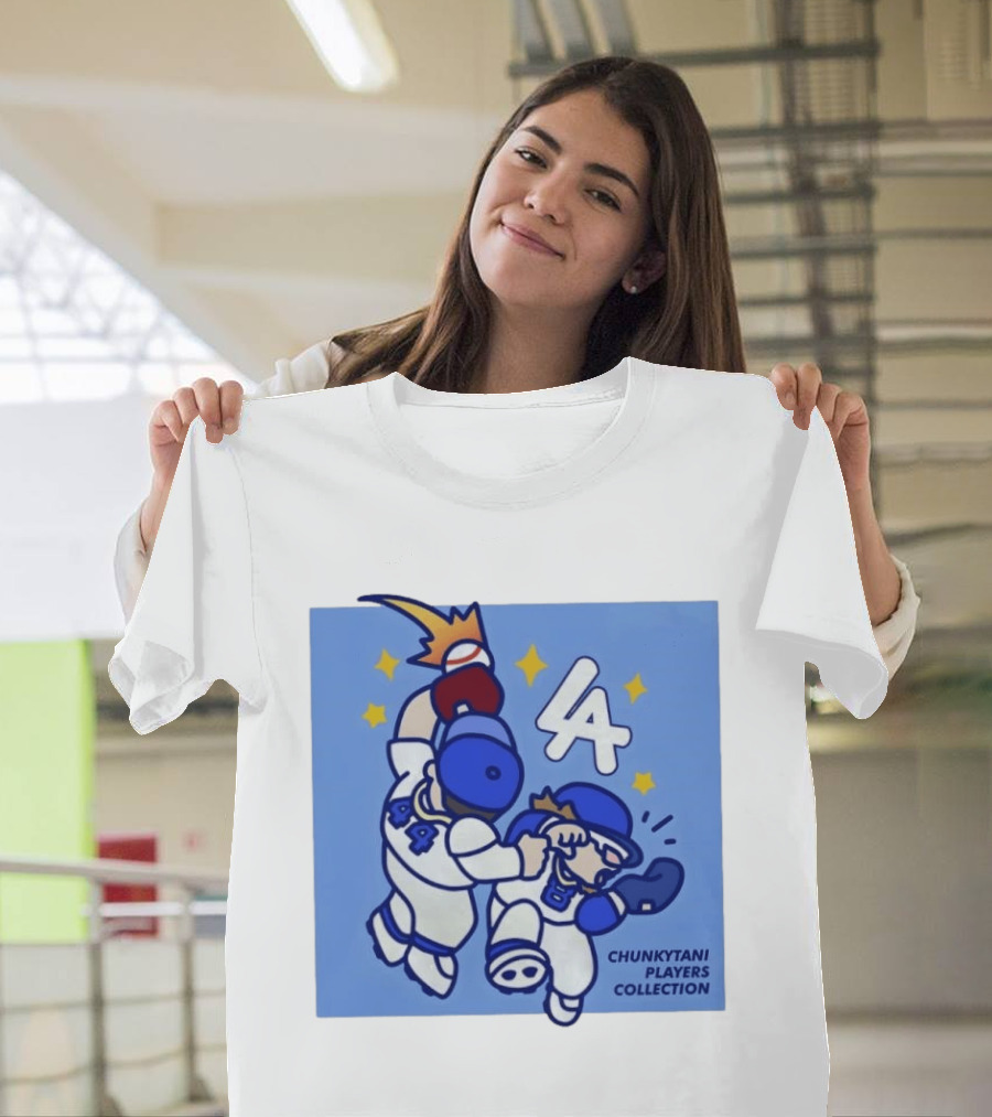 Chunkytani Players Collection LA 44 Baseball Los Angeles T-Shirt