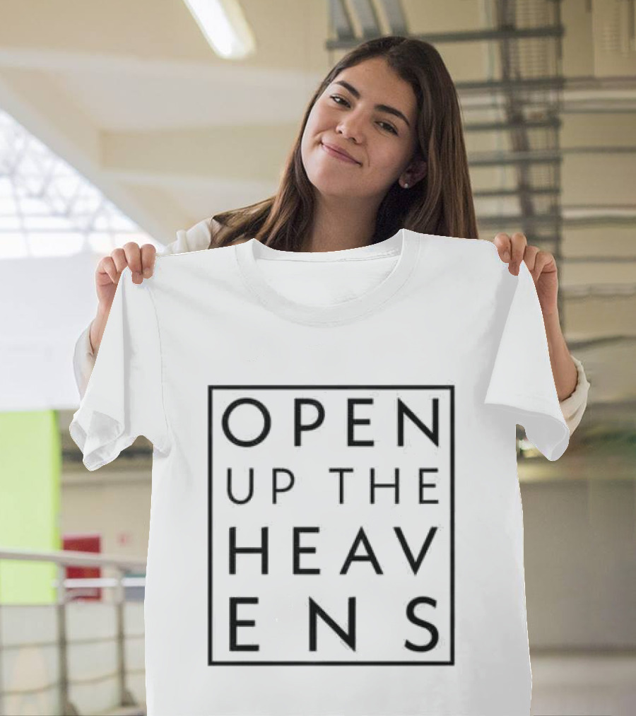 Meredith Andrews Store Open Up The Heavens Block T-Shirt
