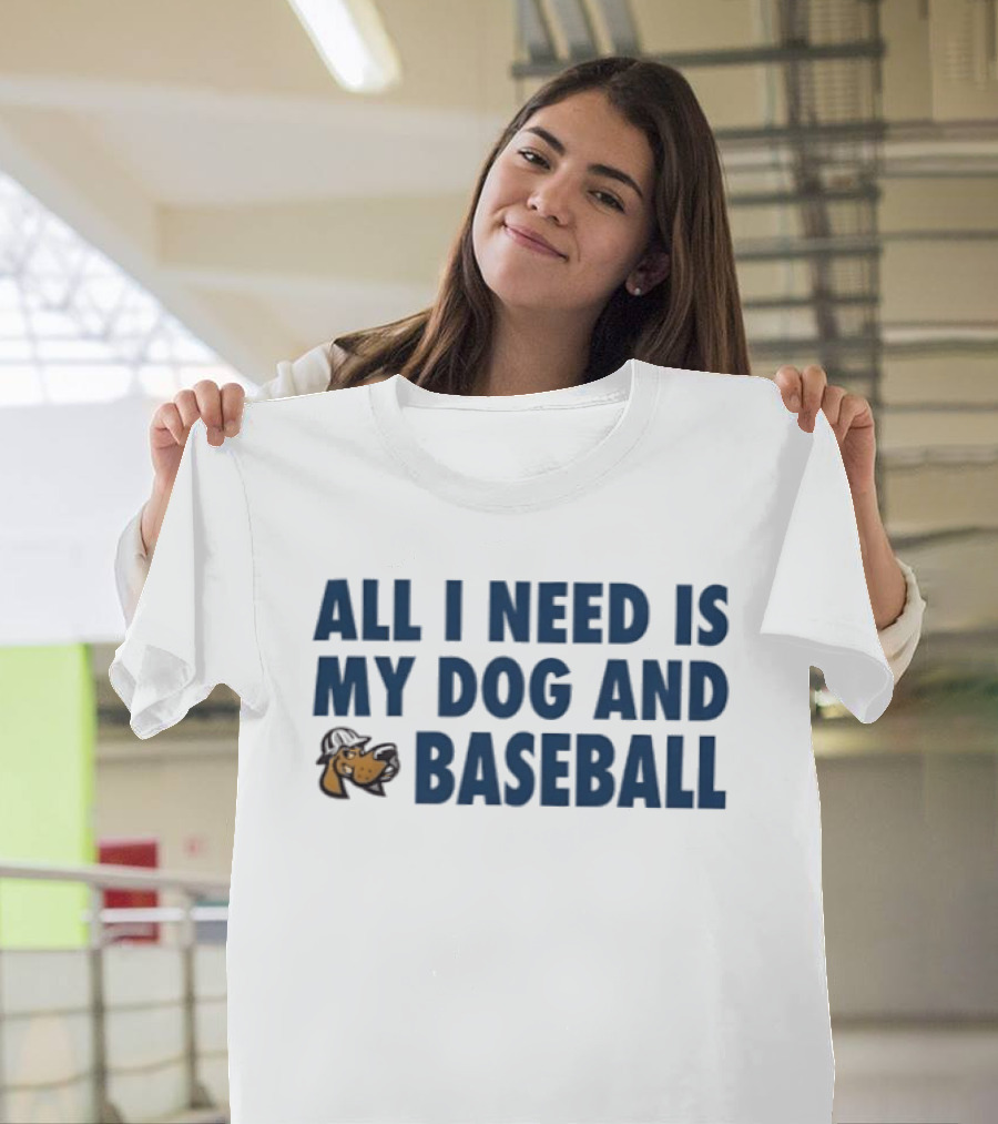 Midland RockHounds All I Need Is My Dog And Baseball T-Shirt