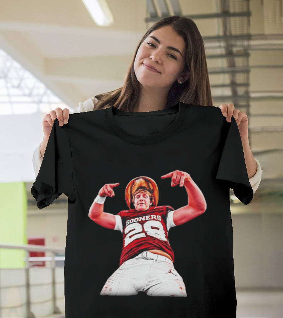 Danny Stutsman Sooners 2026 Red River Rivalry Horns Down OU Oklahoma T-Shirt