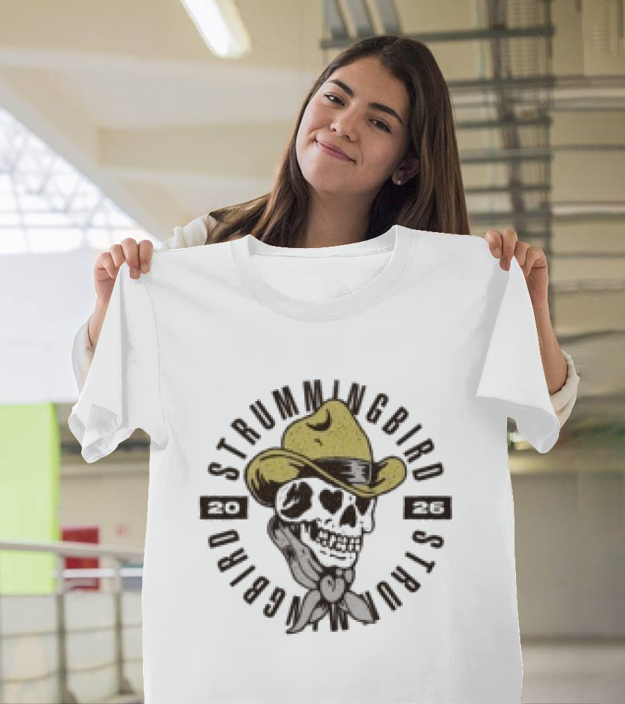Strummingbird Store Cowboy Skull Western T-Shirt