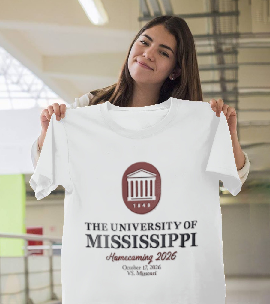 The University Of Mississippi Anniversary 1848 Ole Miss 2026 T-Shirt