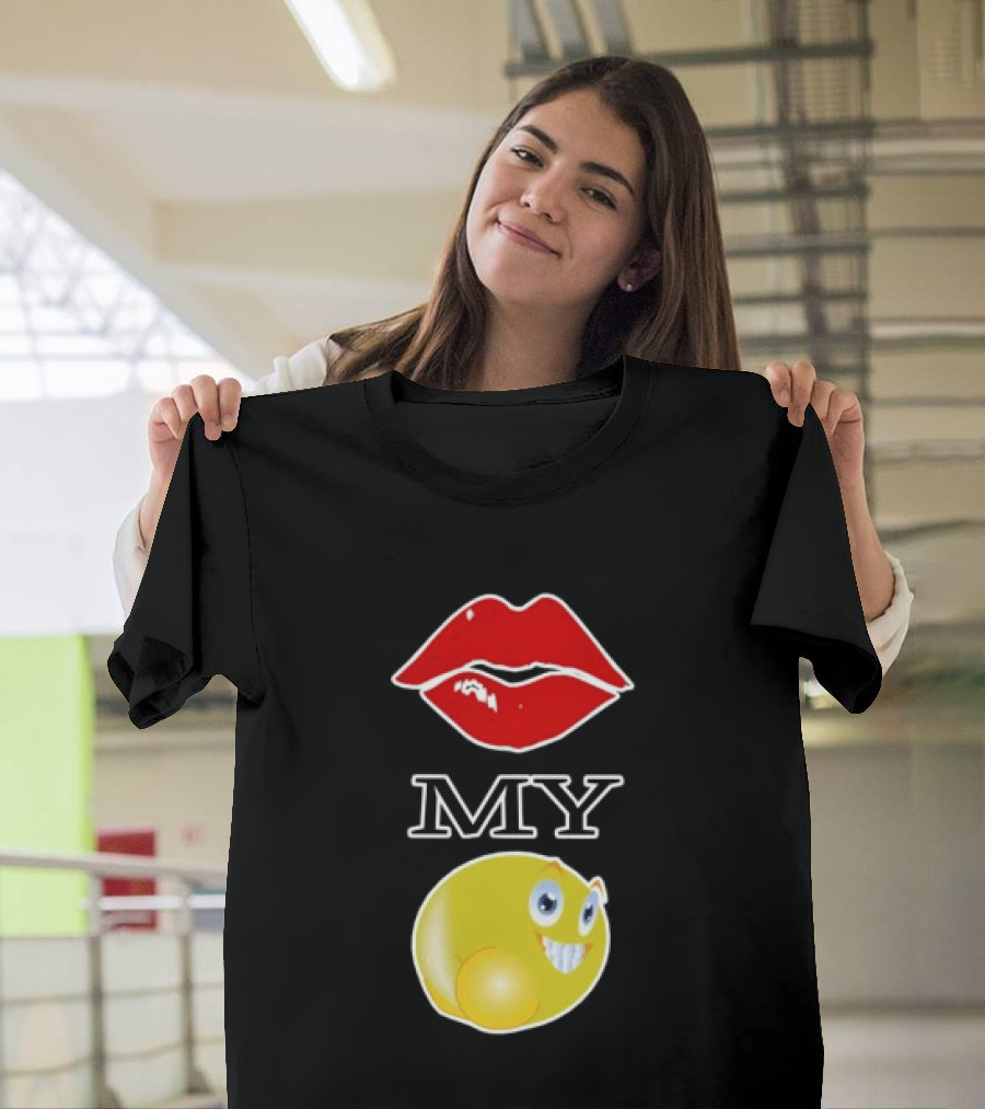 Grimykids Store Kiss My Emoji T-Shirt