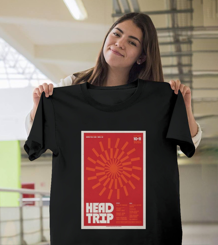 Empire Polo Club Indio CA Head Trip October 10 11 2026 Lineup T-Shirt