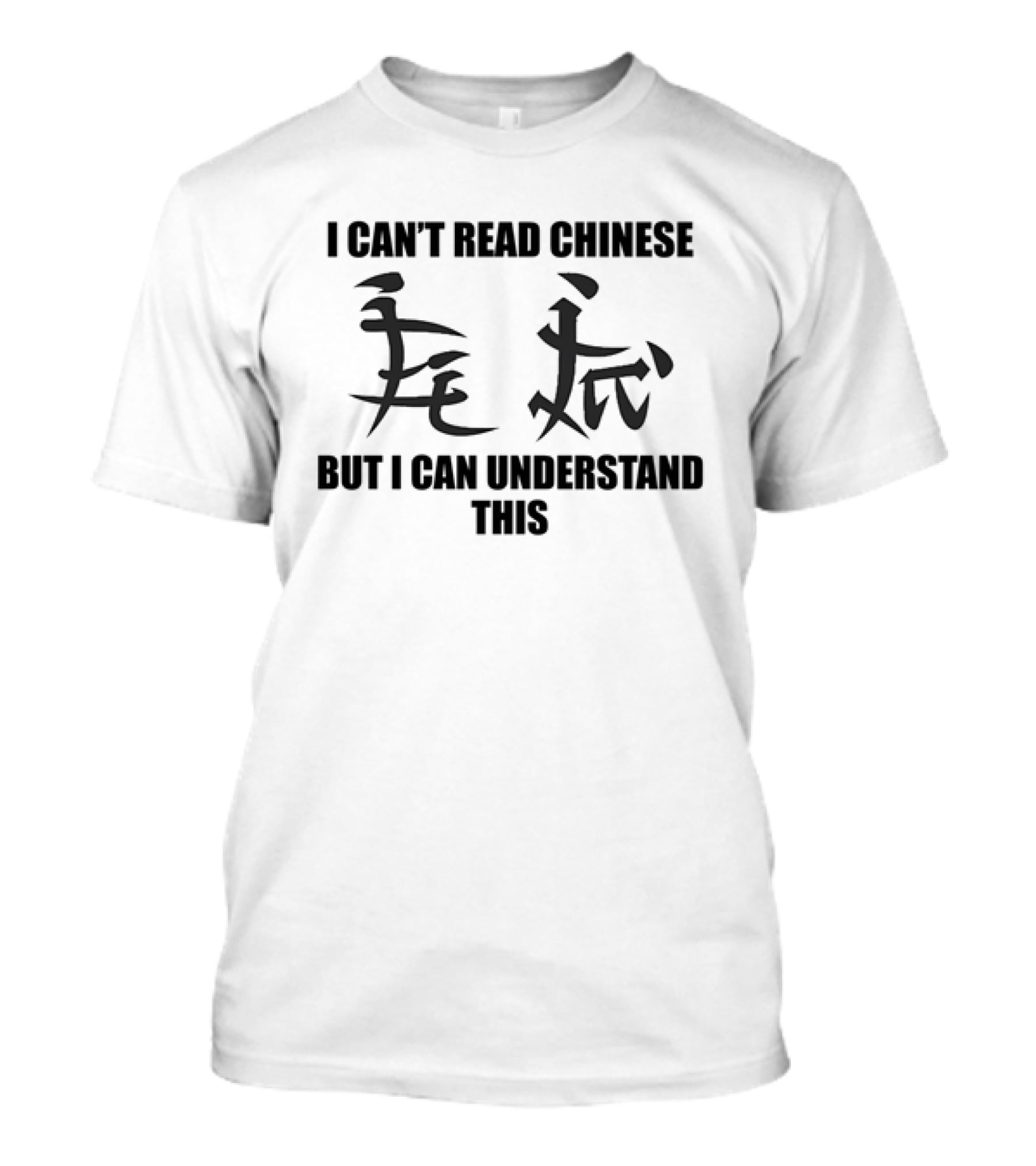 I Can't Read Chinese But I Can Understand This T-Shirt