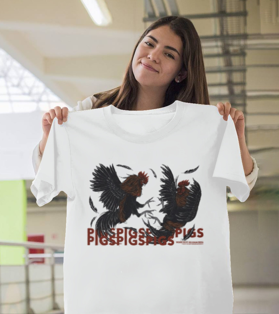 Pigs X7 Roosters Desertfest Band T-Shirt