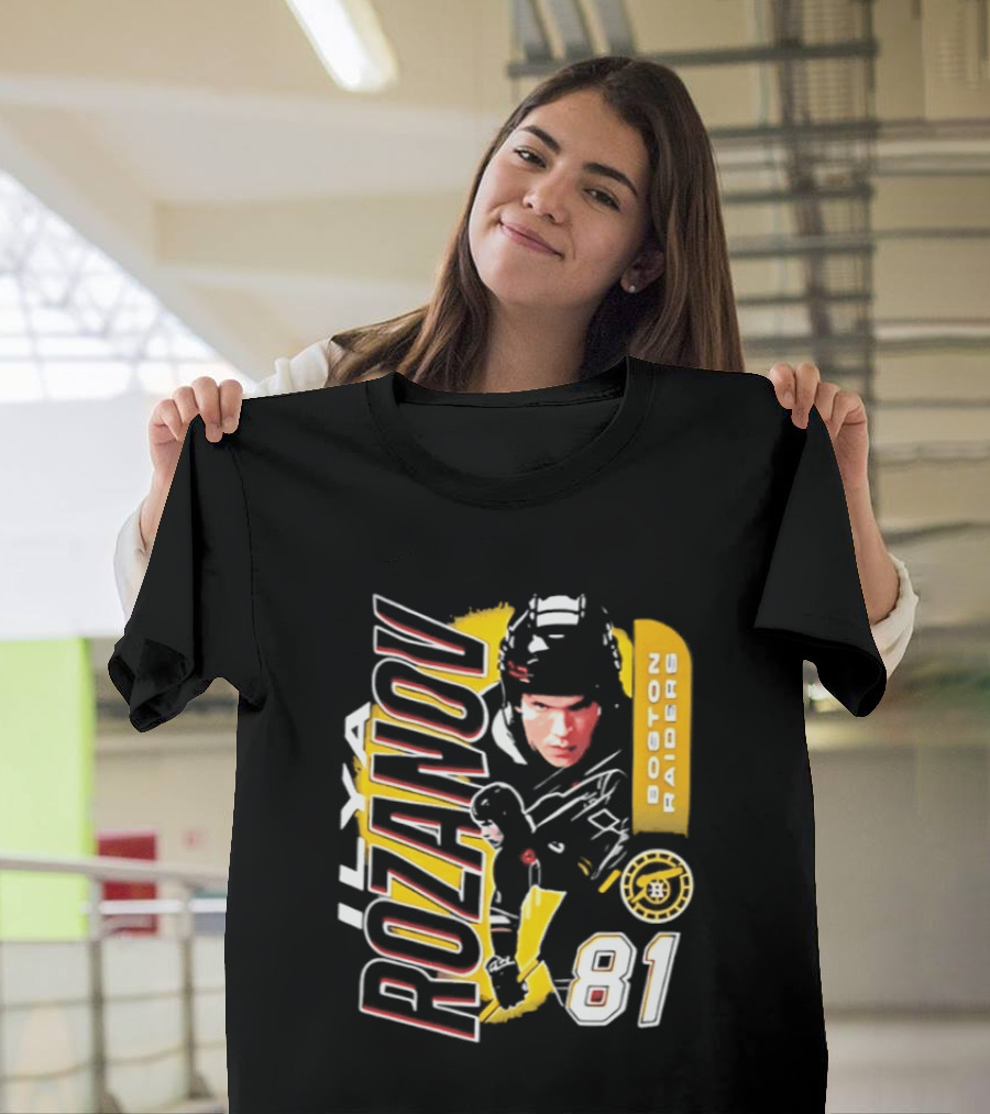 Rozanov Boston Raiders Hockey 81 T-Shirt