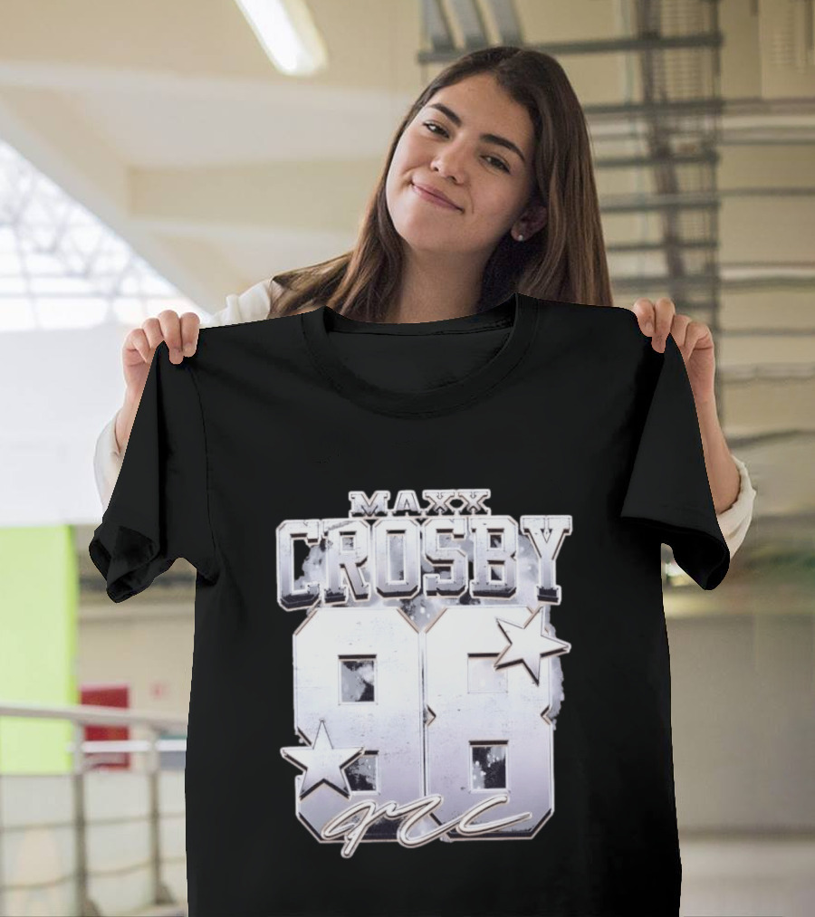 Maxx Crosby 98 Raiders Star Signature T-Shirt