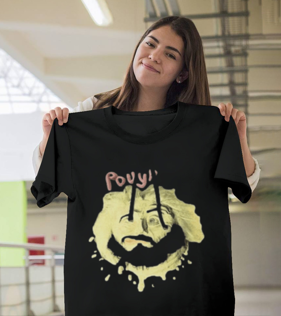 Pouya Clay Melted Smiley Face T-Shirt