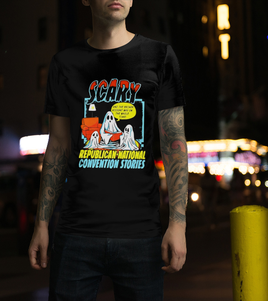 Scary Republican National Convention Stories Ghosts Reading Tales T-Shirt