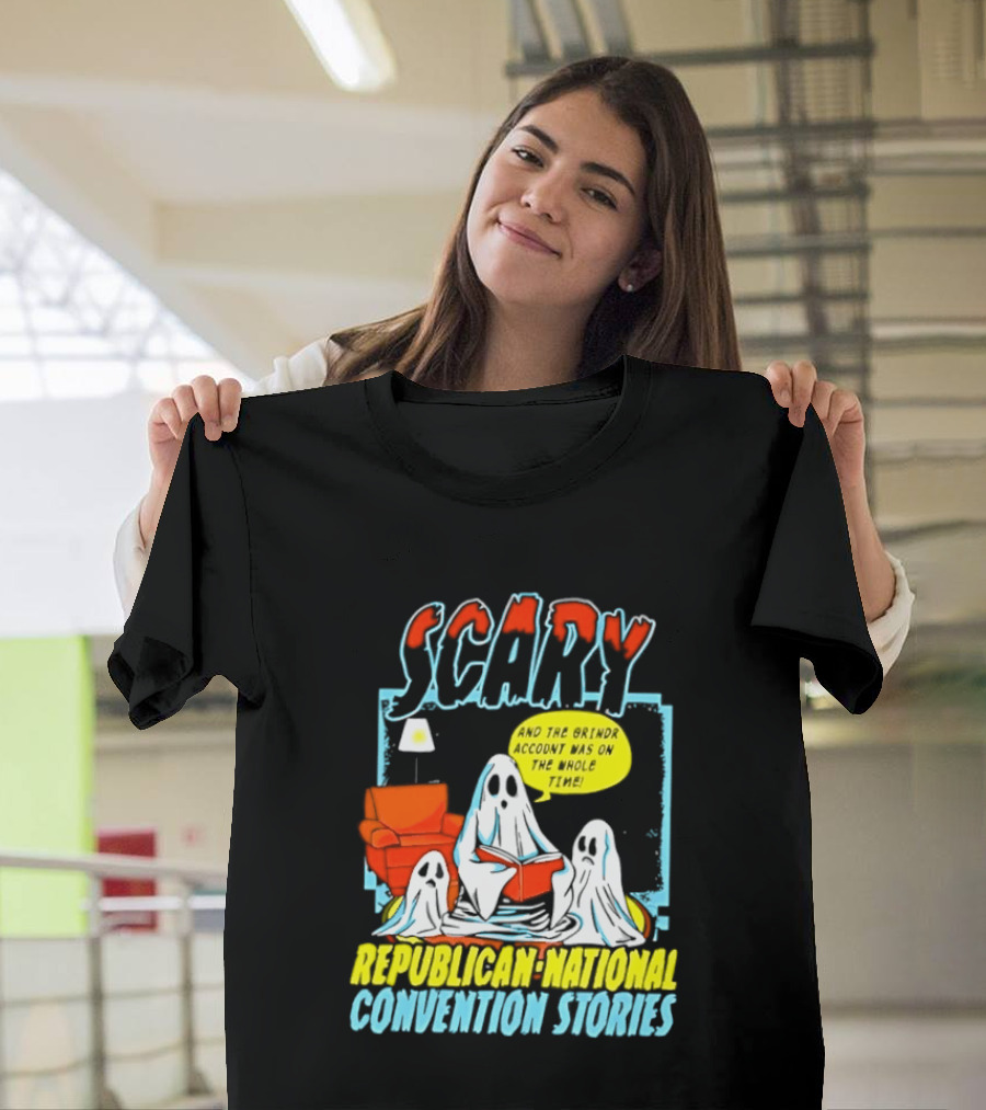 Scary Republican National Convention Stories Ghosts Reading Tales T-Shirt