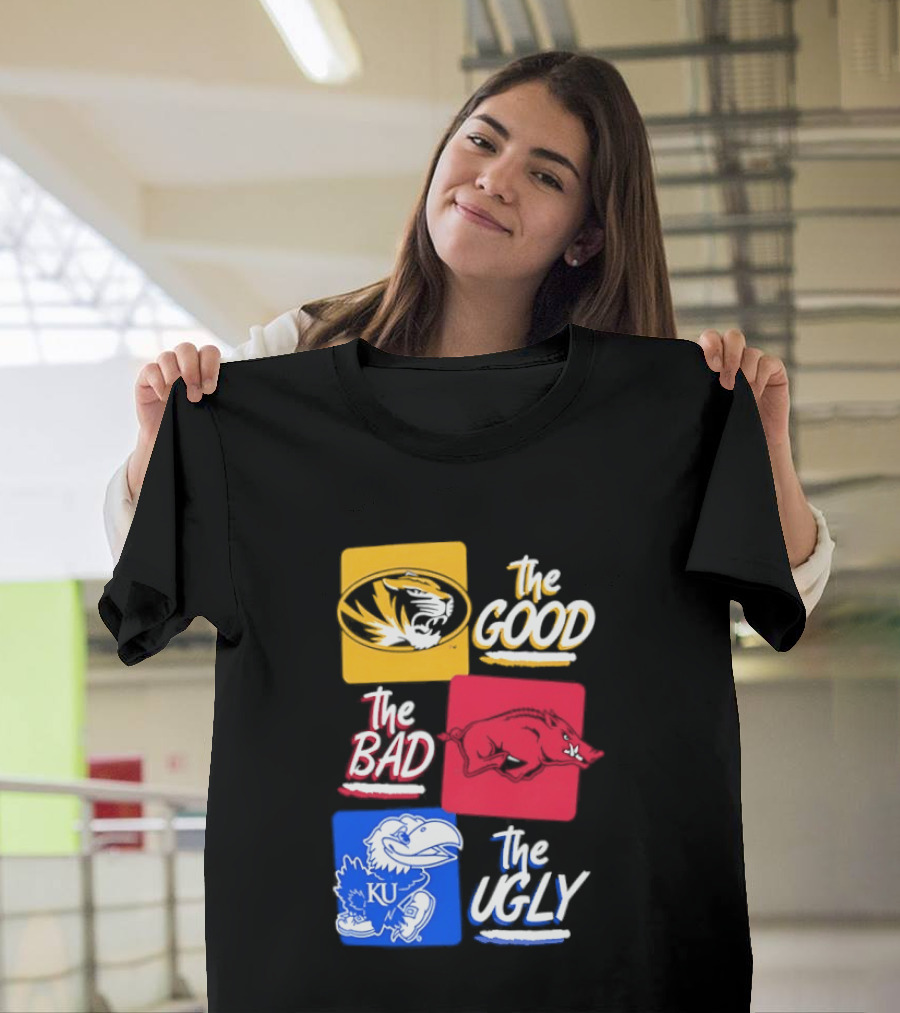 Missouri Tigers The Good The Bad The Ugly Kansas Jayhawks Rivalry T-Shirt