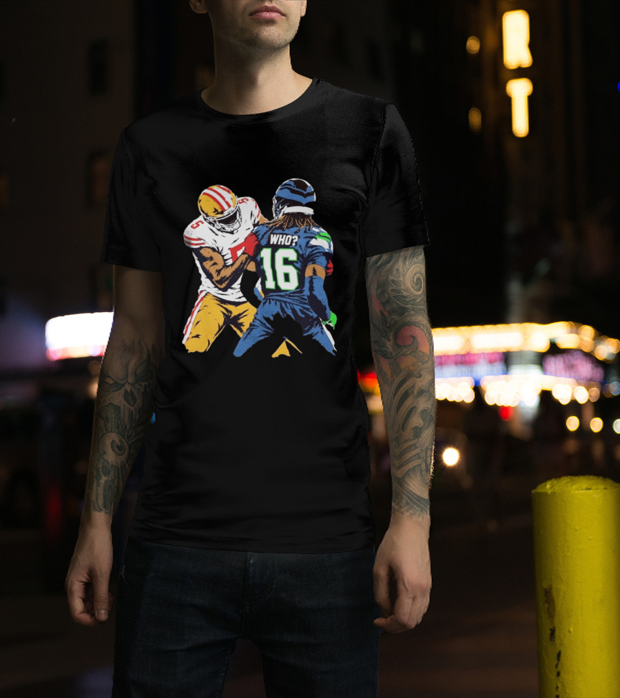 New King Who Dis Football 49ers Vs Seahawks Clash T-Shirt