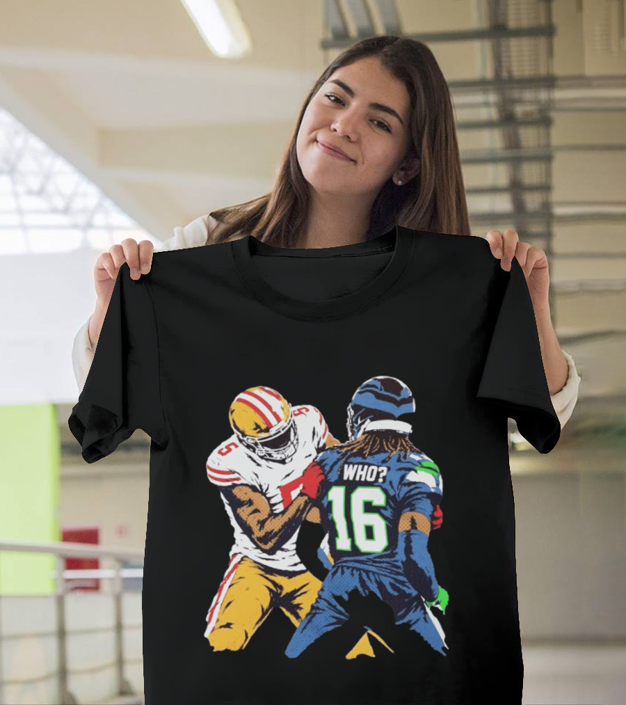 New King Who Dis Football 49ers Vs Seahawks Clash T-Shirt
