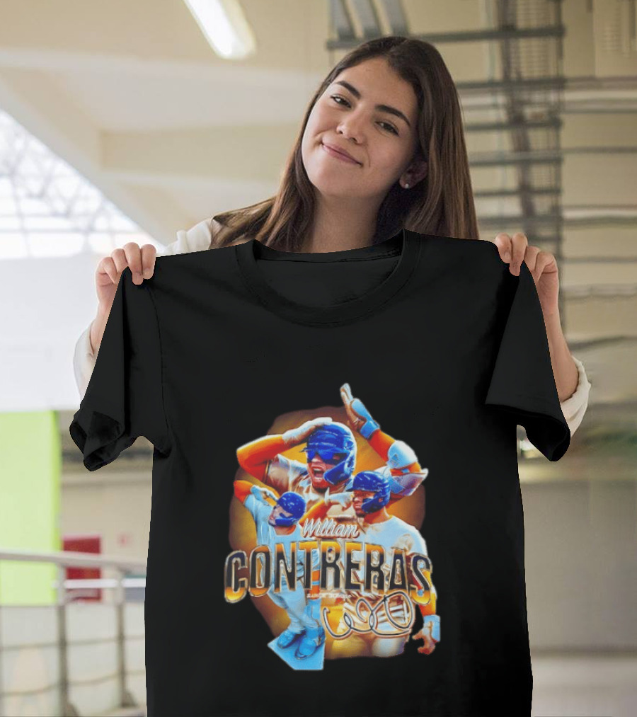 William Contreras Milwaukee Brewers Player Collage 2026 T-Shirt