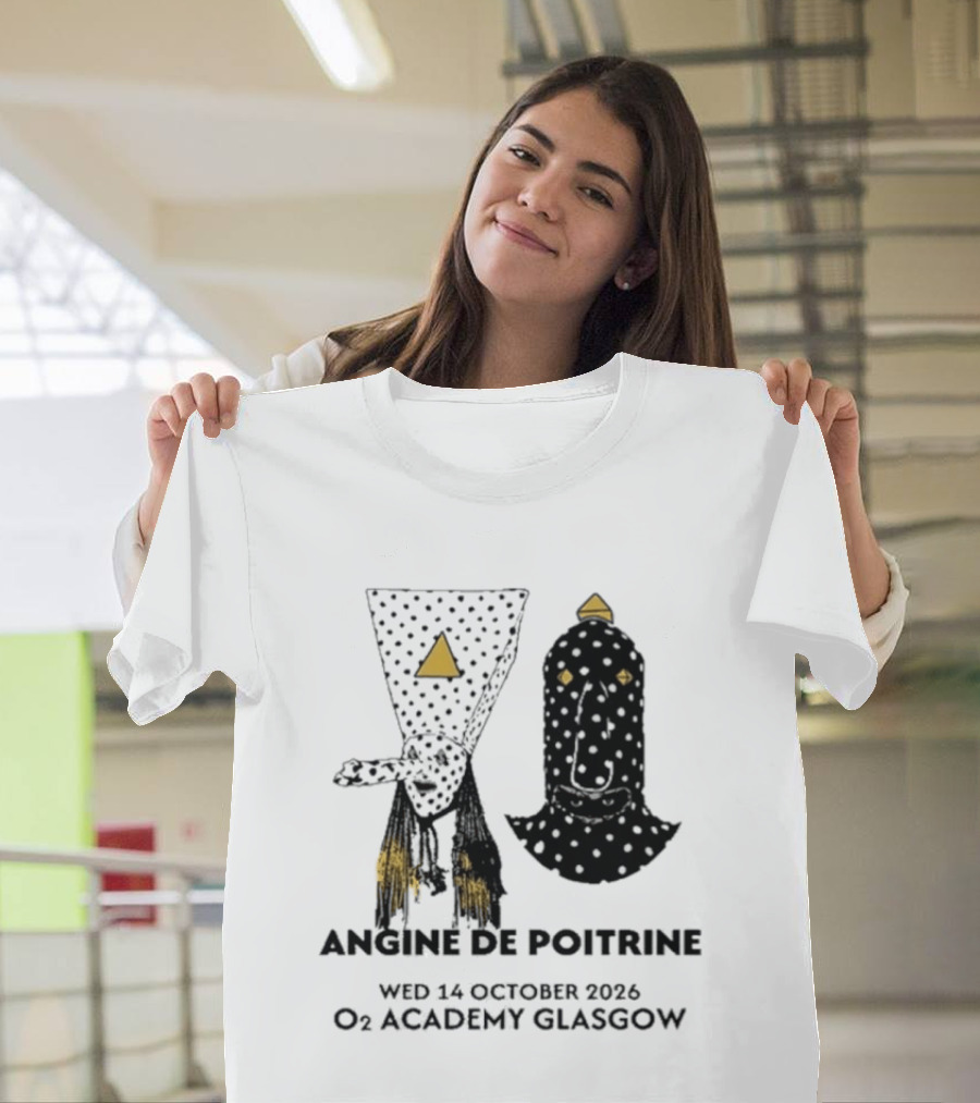 Angine De Poitrine O2 Academy Glasgow October 14 2026 T-Shirt