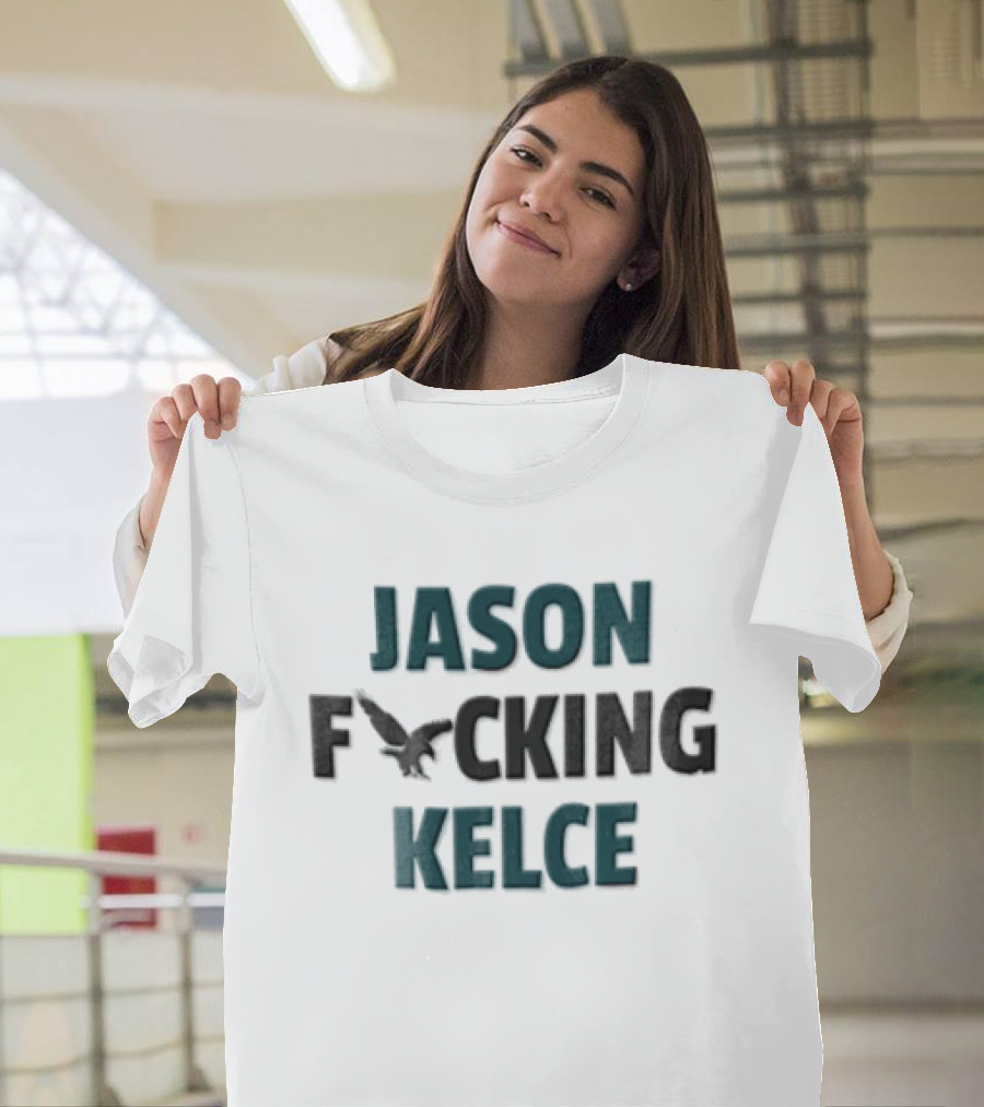 Philadelphia Eagles Jason Kelce Iconic Catchphrase Eagle T-Shirt