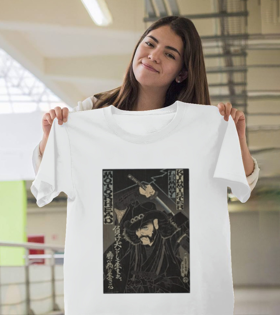Motorhead Lemmy Kilmister Samurai Japanese T-Shirt