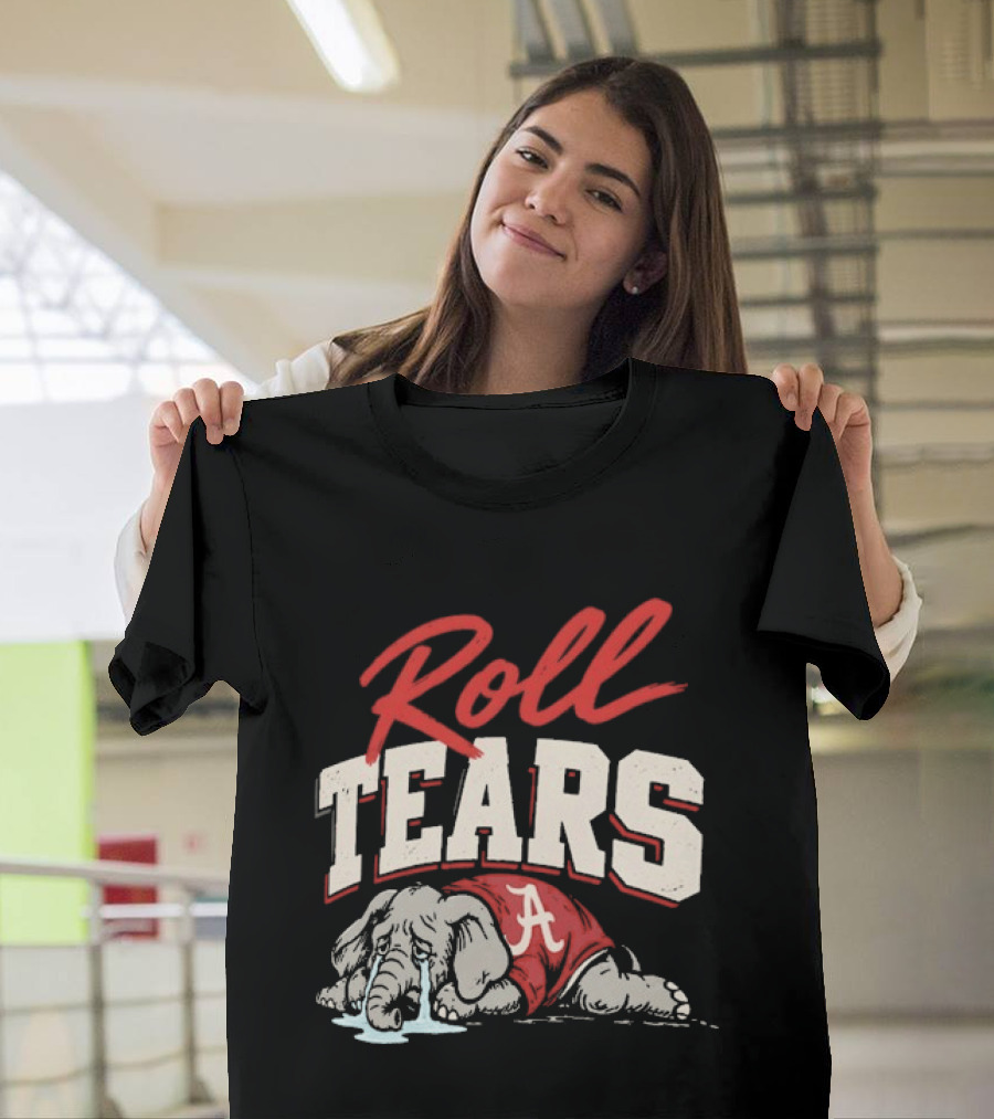 Alabama Crimson Tide Roll Tears Elephant T-Shirt
