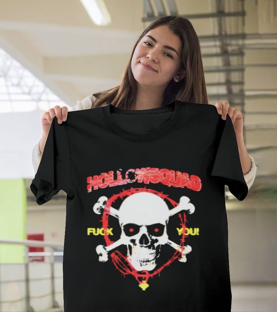 Hollowsquad Skull Crossbones Fuck You T-Shirt
