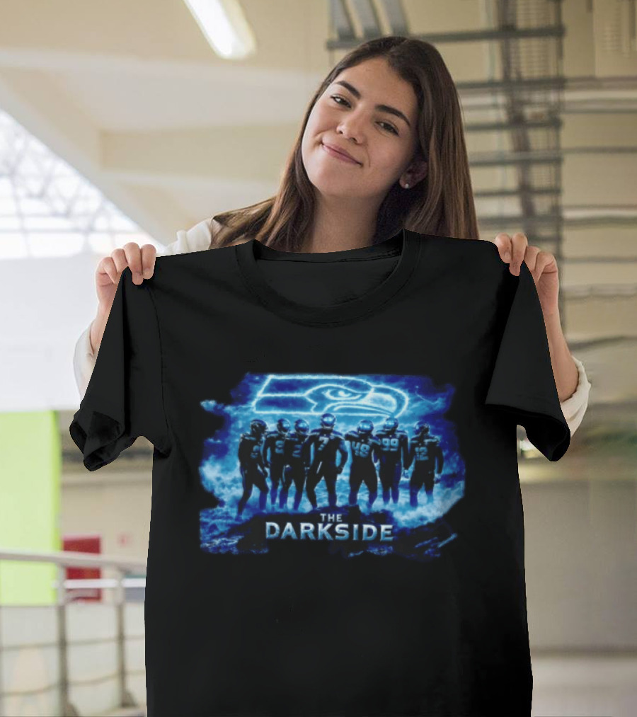 Seattle Seahawks The Darkside NCAA Football Team Fantasy T-Shirt