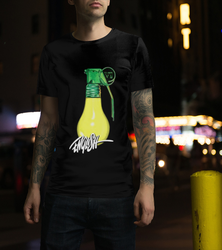 Wynwood Walls Store Ron English Light Bulb Grenade T-Shirt