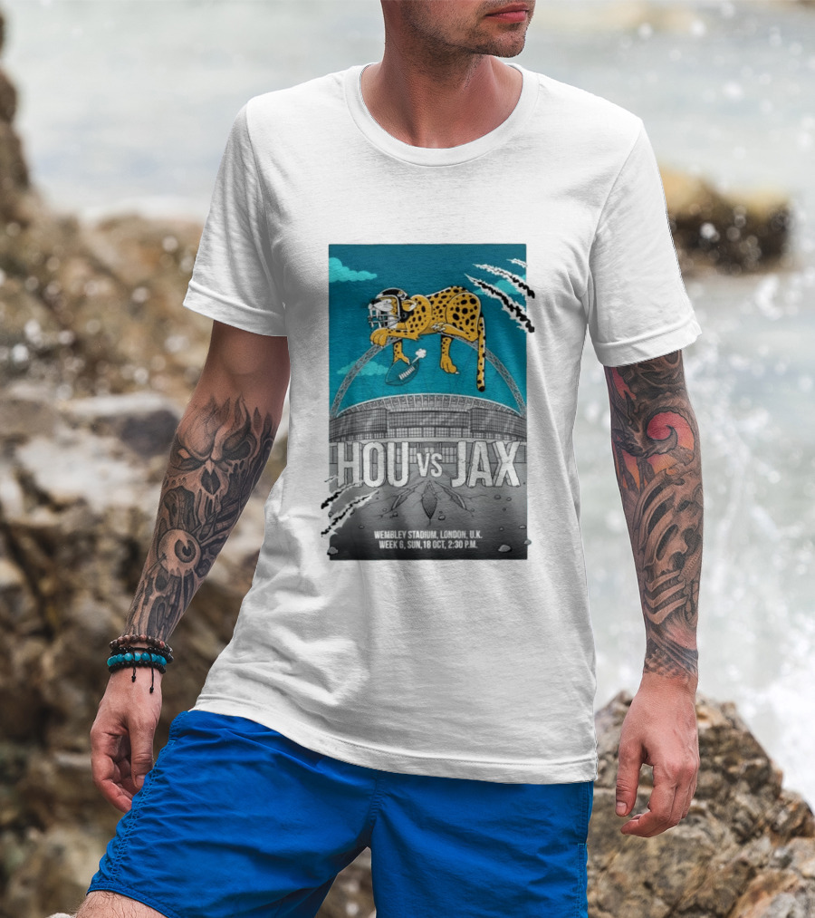 HOU Vs JAX Wembley Stadium London Week 6 Sun 18 Oct 2:30 PM T-Shirt