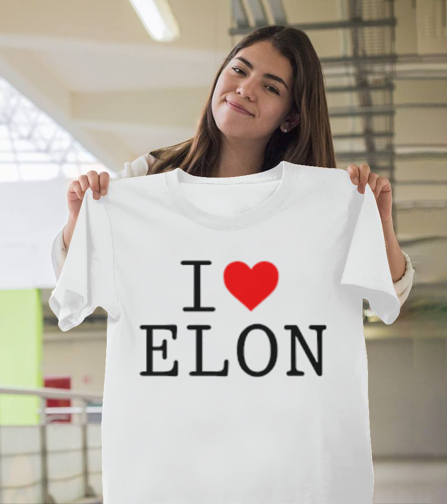 I Love Elon Heart T-Shirt